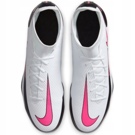 Pantofi de fotbal Nike Phantom Gt Club Df FG / MG CW6672 160 alb alb 2