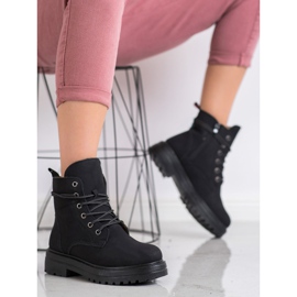 SHELOVET Trappere negre cu piele ecologică negru 1