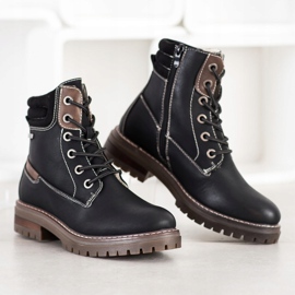 Super Mode Trappers confortabili maro negru 1 Super Mode Trappers confortabili maro negru 1