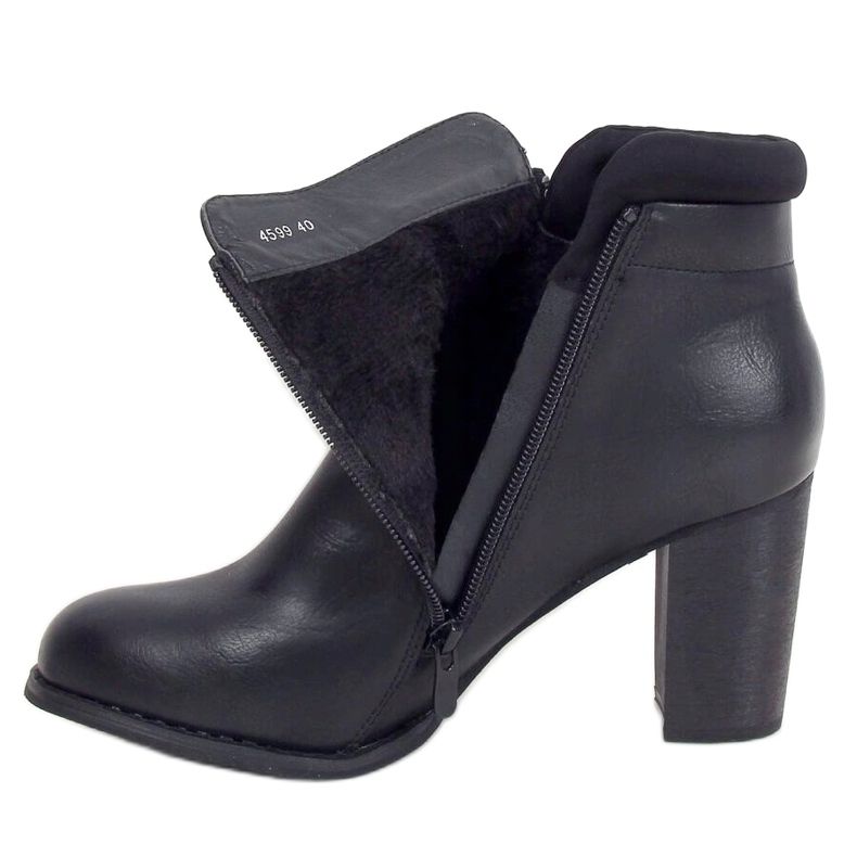 Negru 4599 Tocuri înalte negre 1