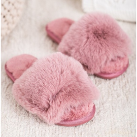 Bona Papuci roz eleganți 1