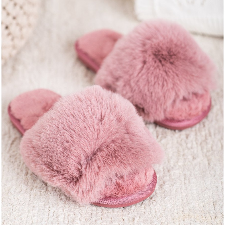 Bona Papuci roz eleganți 1