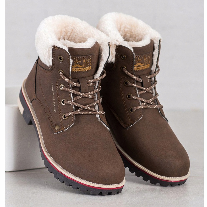 Arrigo Bello Pantofi de trekking calzi maro 1