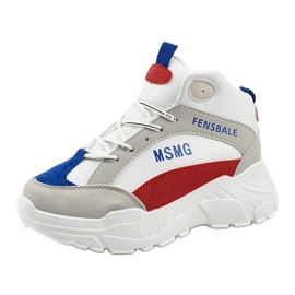 Adidași albi, adidași izolați din denim multicolor 1 Adidași albi, adidași izolați din denim multicolor 1