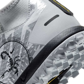 Pantofi de fotbal Nike Phantom Gt Scorpion Academy Dynamic Fit Tf Junior DA2289 001 argint argint 6