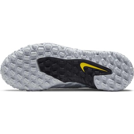 Pantofi de fotbal Nike Phantom Gt Scorpion Academy Dynamic Fit Tf Junior DA2289 001 argint argint 7