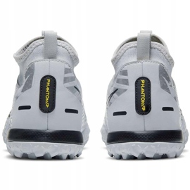Pantofi de fotbal Nike Phantom Gt Scorpion Academy Dynamic Fit Tf Junior DA2289 001 argint argint 4