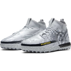 Pantofi de fotbal Nike Phantom Gt Scorpion Academy Dynamic Fit Tf Junior DA2289 001 argint argint 3