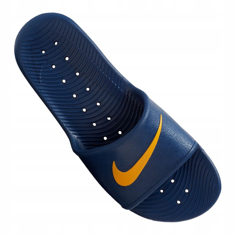 Nike Kawa Shower M 832528-407 diapozitive albastru marin galben 2