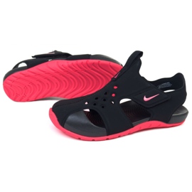 Sandale Nike Sunray Protect 2 (PS) Jr 943826-003 negru roz 1 Sandale Nike Sunray Protect 2 (PS) Jr 943826-003 negru roz 1