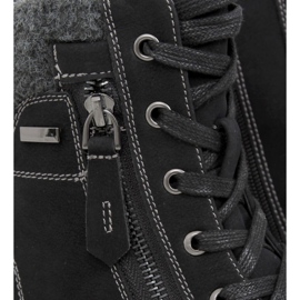 Cizme negre din lemn pentru femei 4058 Negre negru 1