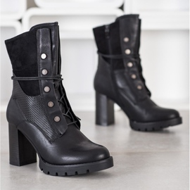 Super Me Ghete de moda negru 1