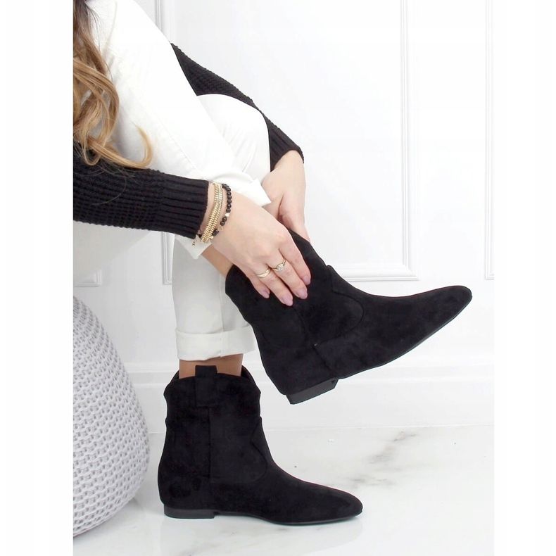 Femeile din piele de căprioară neagră NC1071 Negru 1