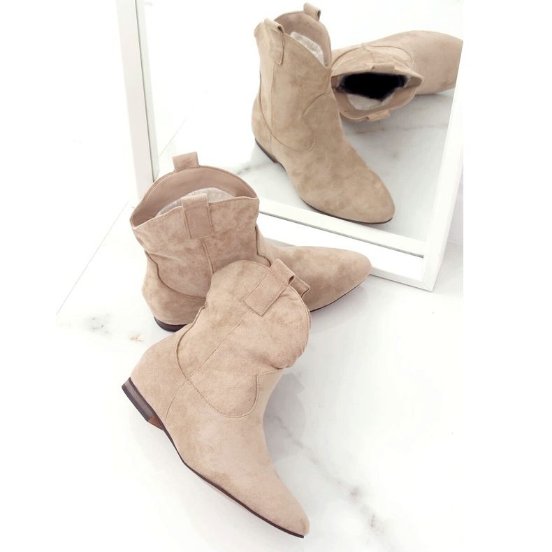 Piele de damă bej sashki de piele NC1071 Bej 1