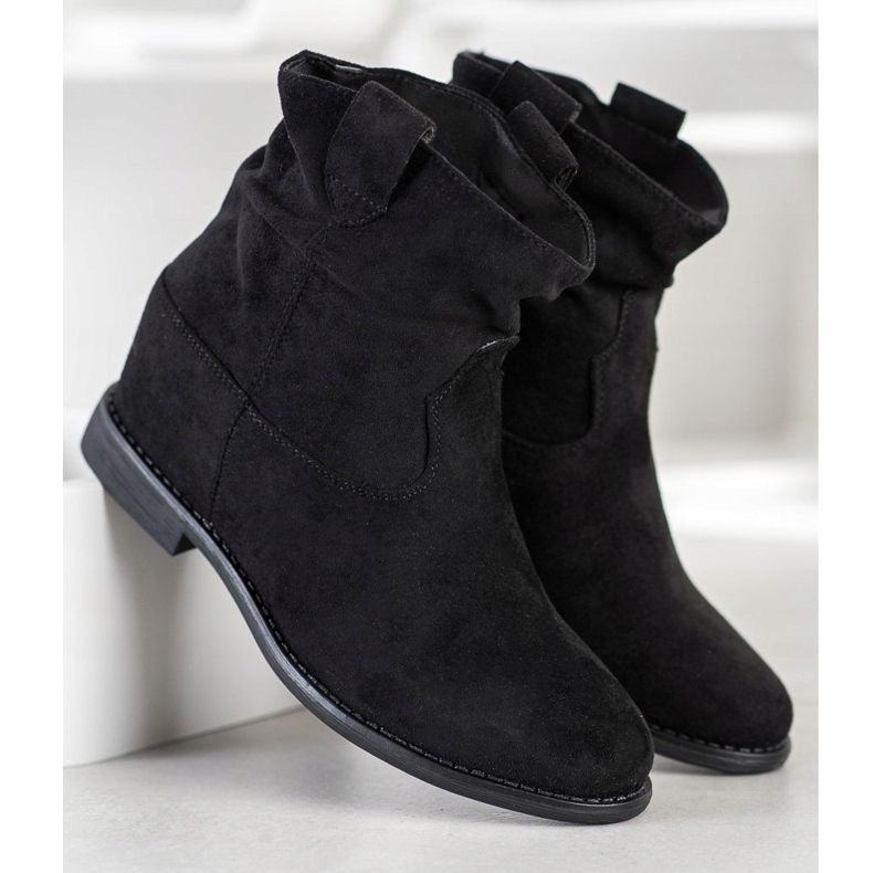 Cizme de cowboy de Sergio Leone negru 2