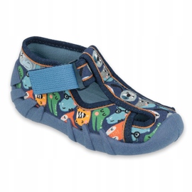 Încălțăminte pentru copii Befado 190P101 albastru marin albastru multicolor verde 1
