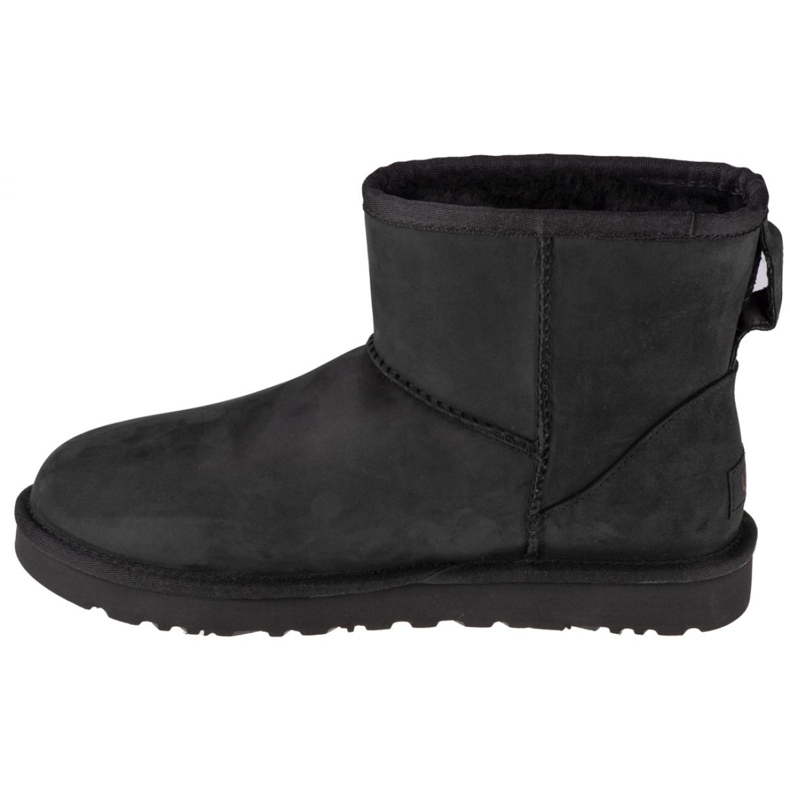 Cizme Ugg W Classic Mini Leather W 1016558-BLK negru 1 Cizme Ugg W Classic Mini Leather W 1016558-BLK negru 1