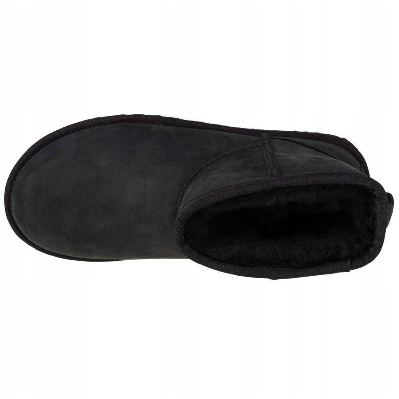 Cizme Ugg W Classic Mini Leather W 1016558-BLK negru 2 Cizme Ugg W Classic Mini Leather W 1016558-BLK negru 2