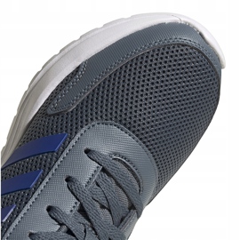 Pantofi copii Adidas Tensaur Run K gri FV9444 albastru verde 3 Pantofi copii Adidas Tensaur Run K gri FV9444 albastru verde 3