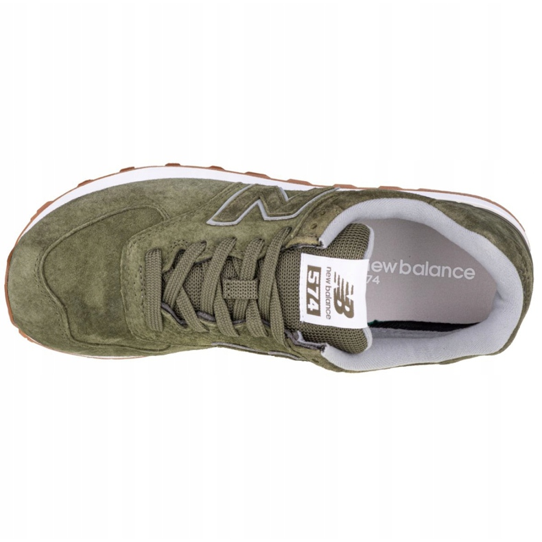 Pantofi New Balance M ML574EPB verde 2