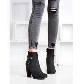 Abloom Cizme elegante din piele intoarsa negru 1 Abloom Cizme elegante din piele intoarsa negru 1