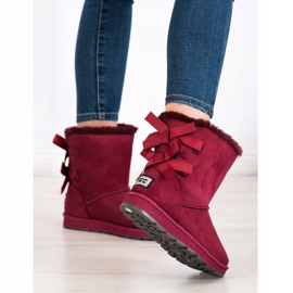 Bona Mukluki maro cu arcuri roșu 1