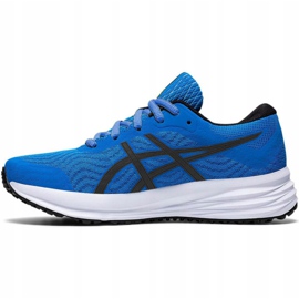 Pantofi de alergare Asics Patriot 12 Gs Jr 1014A139 401 negru albastru 2