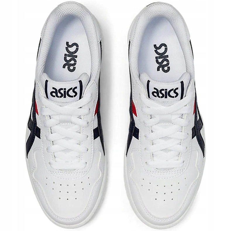 Asics Japan S Gs white 1194A076 103 pantofi pentru copii alb negru roșu 1