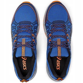 Pantofi de alergare pentru bărbați Asics Gel Venture 7 albastru-portocaliu 1011A560 400 1