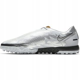 Pantofi de fotbal Nike Phantom Gt Scorpion Academy Tf M DA2262 001 gri multicolor 2