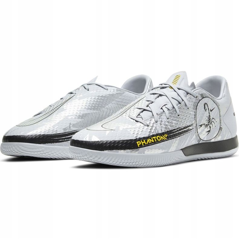 Pantofi de fotbal Nike Phantom Gt Scorpion Academy Ic M DA2265 001 gri multicolor 1