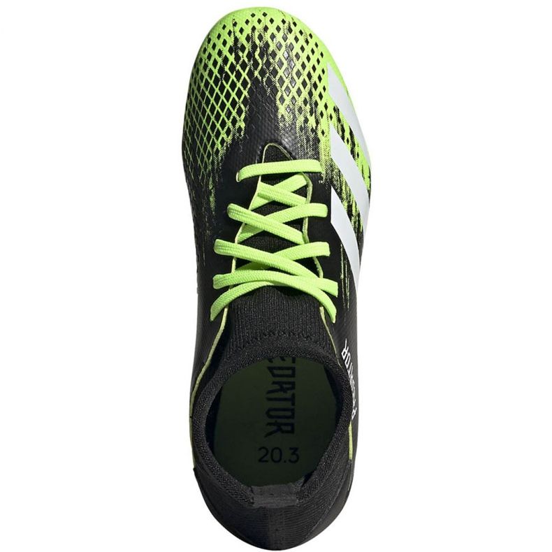 Ghete de fotbal Adidas Predator 20.3 Fg Jr EH3024 portocaliu, negru, verde negru 1