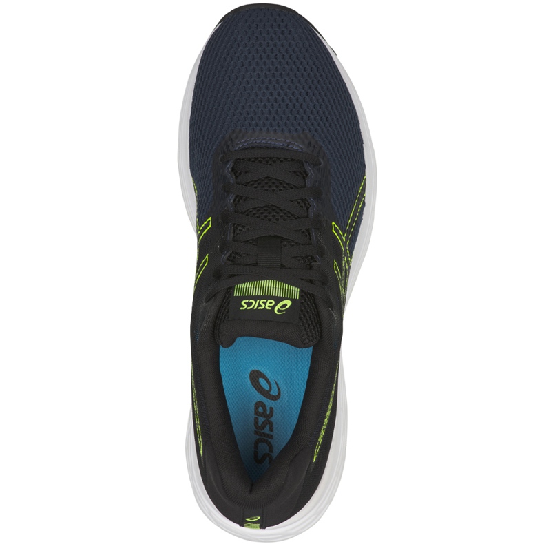 Pantofi de alergare pentru bărbați Asics Gel Phoenix 9 T822N 400 negru albastru marin galben 1