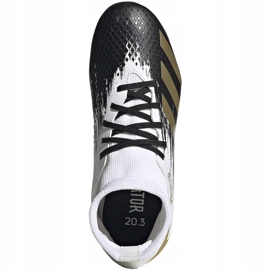 Ghete de fotbal Adidas Predator 20.3 Fg Junior FW9215 alb alb 1