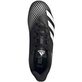 Ghete de fotbal Adidas Predator 20.4 FxG Junior FW9221 negru negru 1