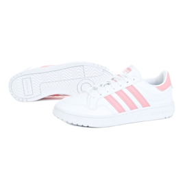 Pantofi Adidas Team Court Jr EG9089 alb negru 1