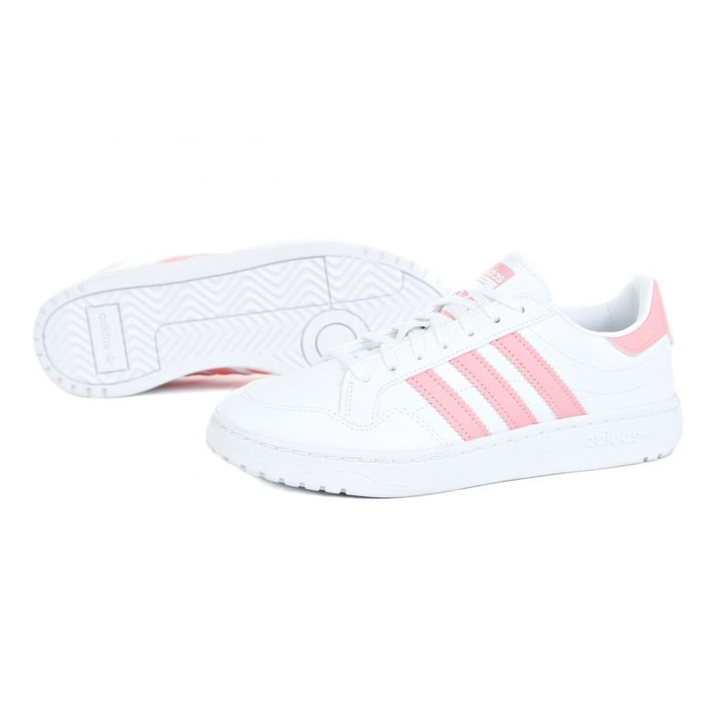 Pantofi Adidas Team Court Jr EG9089 alb negru 1