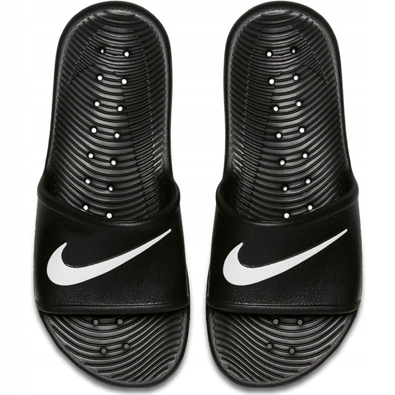 Sandală de duș Nike Kawa M 832655-001 diapozitive alb negru 1