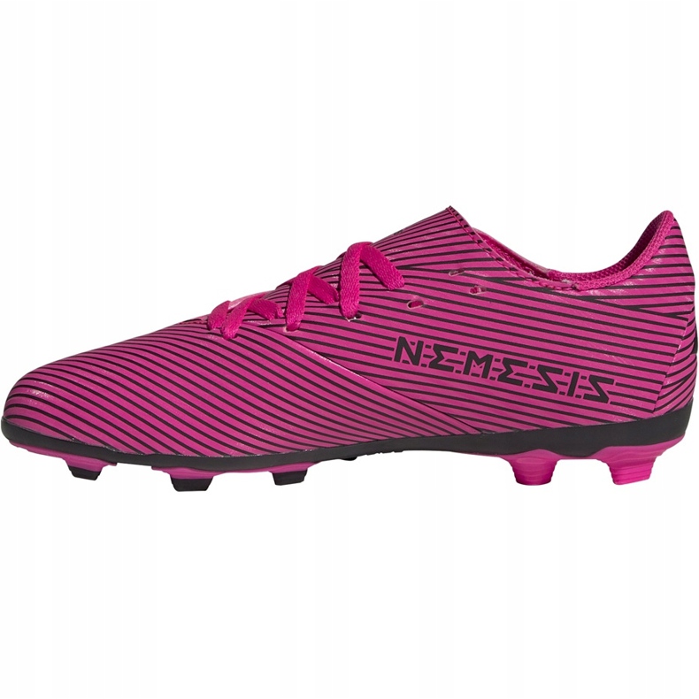 Pantofi de fotbal Adidas Nemeziz 19.4 FxG Junior roz F99949 1 Pantofi de fotbal Adidas Nemeziz 19.4 FxG Junior roz F99949 1