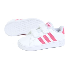 Pantofi Adidas Grand Court I Jr EG3815 alb negru 1
