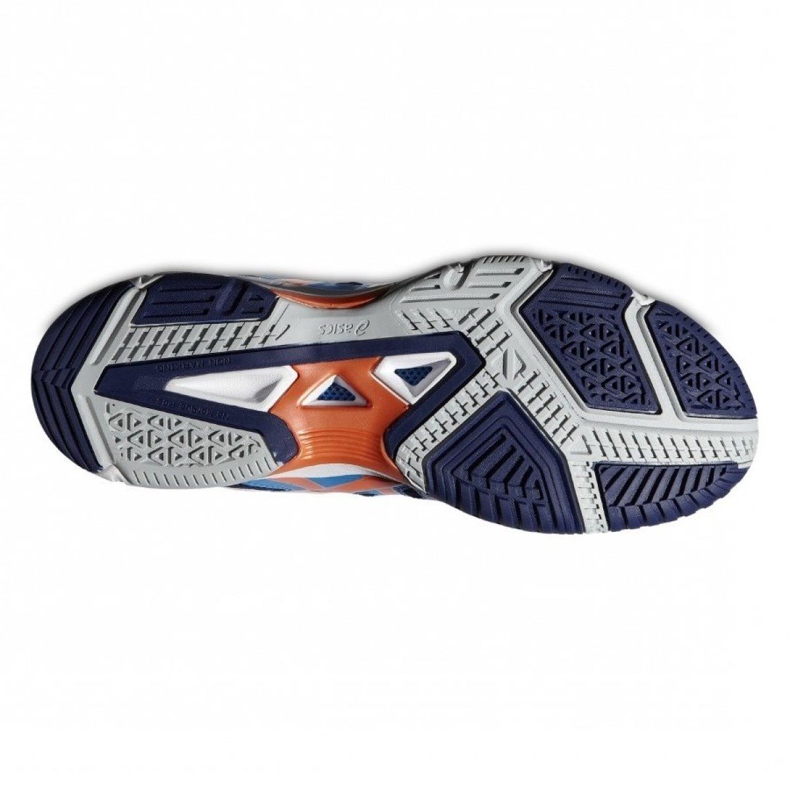 Pantofi de volei Asics Gel-Beyond 4 Mt B403N-4130 violet, albastru, portocaliu, gri / argintiu albastru 1