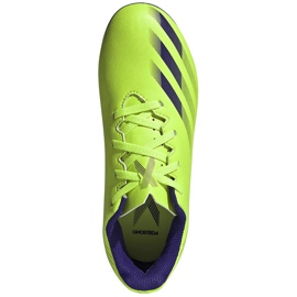 Ghete de fotbal Adidas X Ghosted.4 FxG Junior verde EG8220 1