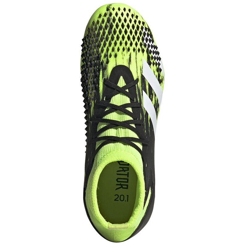 Cizme de fotbal Adidas Predator Mutator 20.1 Fg Junior verde-negru EH3017 1
