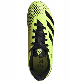 Cizme de fotbal Adidas Predator 20.4 FxG Junior verde-negru EH3037 1