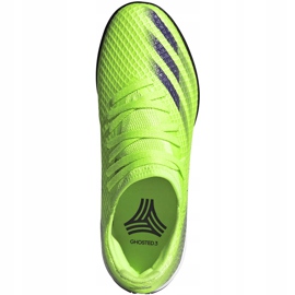 Ghete de fotbal Adidas X Ghosted.3 Tf Junior verde EG8216 1