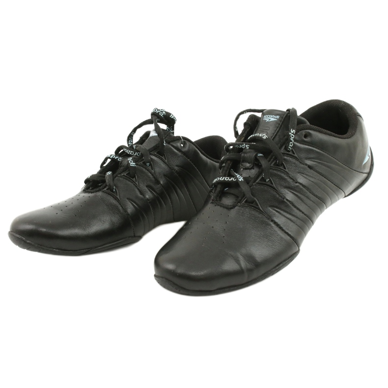 Sprandi Pantofi sport pentru tineri negru albastru 2