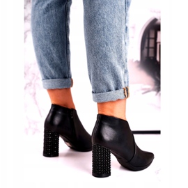 Cizme de damă pe post Sergio Leone negru BT497 3