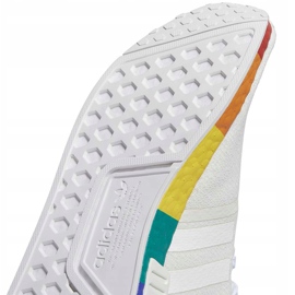 Pantofi albi Adidas Nmd R1 Pride FY9024 6