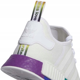 Pantofi albi Adidas Nmd R1 Pride FY9024 4