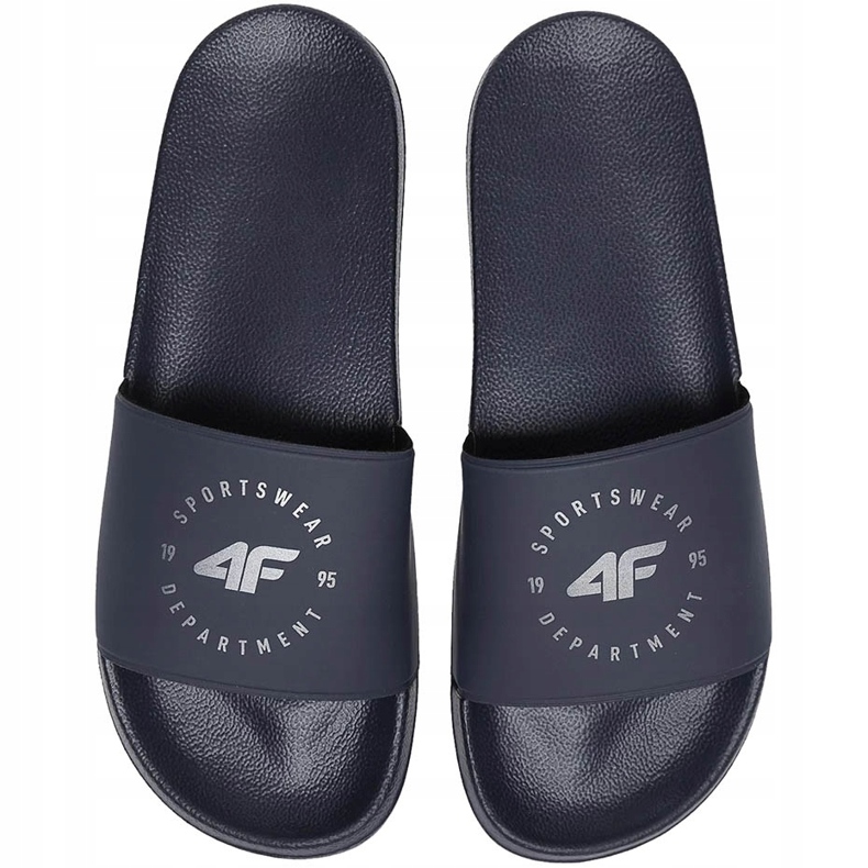 Papuci bărbați 4F pentru bărbați bleumarin închis NOSD4 KLM202 30S albastru marin 1